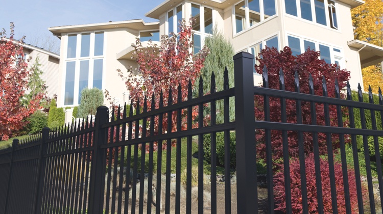 anodized aluminum fence